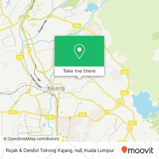 Rojak & Cendol Tokong Kajang, null map