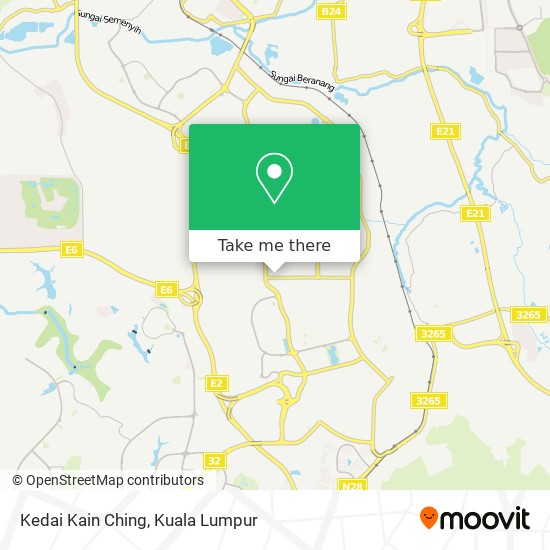 Kedai Kain Ching map