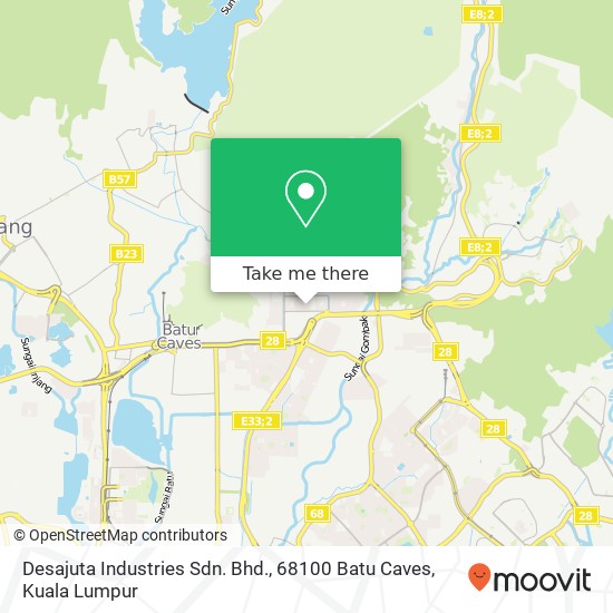 Desajuta Industries Sdn. Bhd., 68100 Batu Caves map