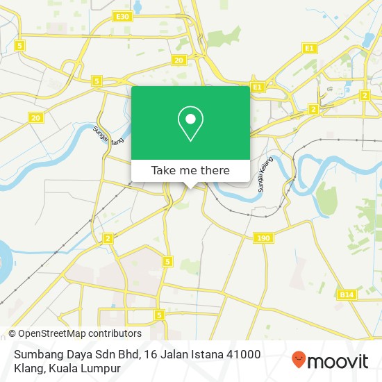 Sumbang Daya Sdn Bhd, 16 Jalan Istana 41000 Klang map