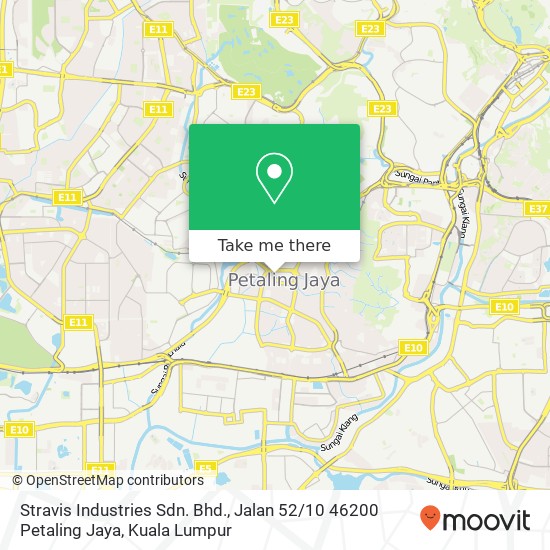 Stravis Industries Sdn. Bhd., Jalan 52 / 10 46200 Petaling Jaya map