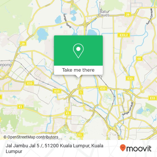 Jal Jambu Jal 5 /, 51200 Kuala Lumpur map