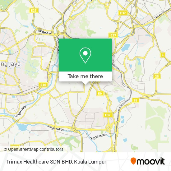 Trimax Healthcare SDN BHD map