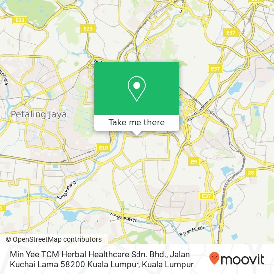 Min Yee TCM Herbal Healthcare Sdn. Bhd., Jalan Kuchai Lama 58200 Kuala Lumpur map