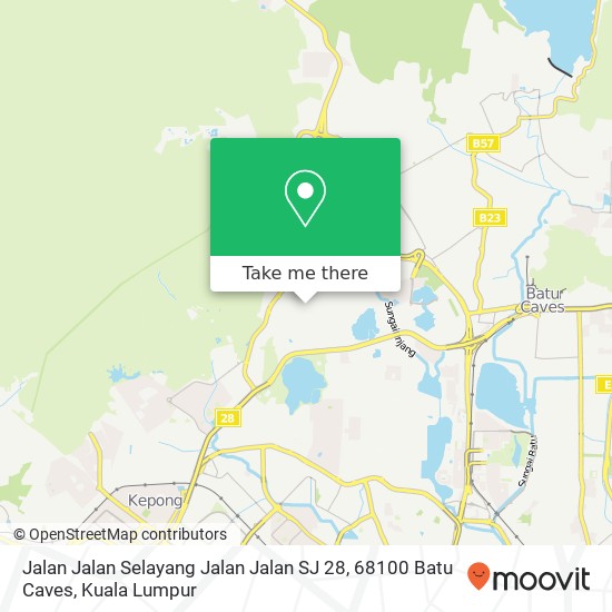 Jalan Jalan Selayang Jalan Jalan SJ 28, 68100 Batu Caves map