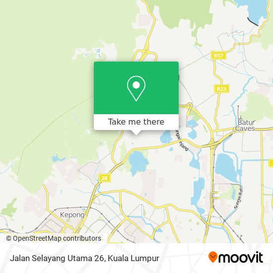 Jalan Selayang Utama 26 map