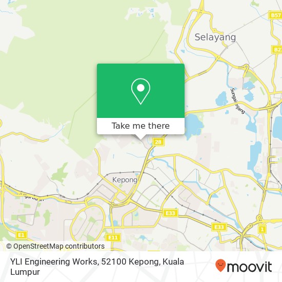 YLI Engineering Works, 52100 Kepong map