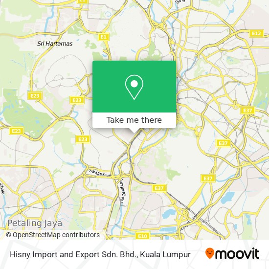 Hisny Import and Export Sdn. Bhd. map