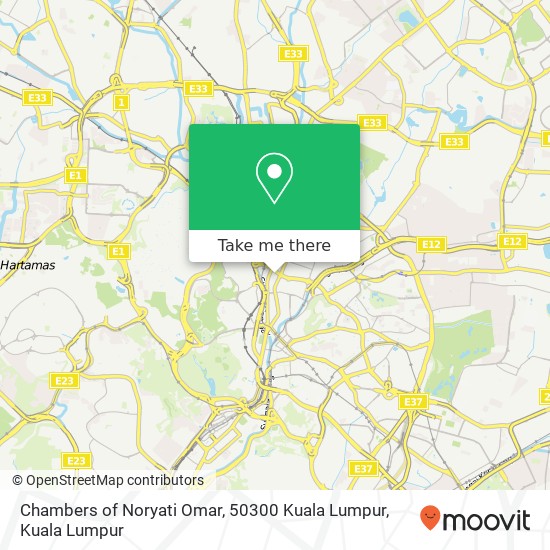 Chambers of Noryati Omar, 50300 Kuala Lumpur map