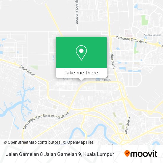 Jalan Gamelan 8 Jalan Gamelan 9 map