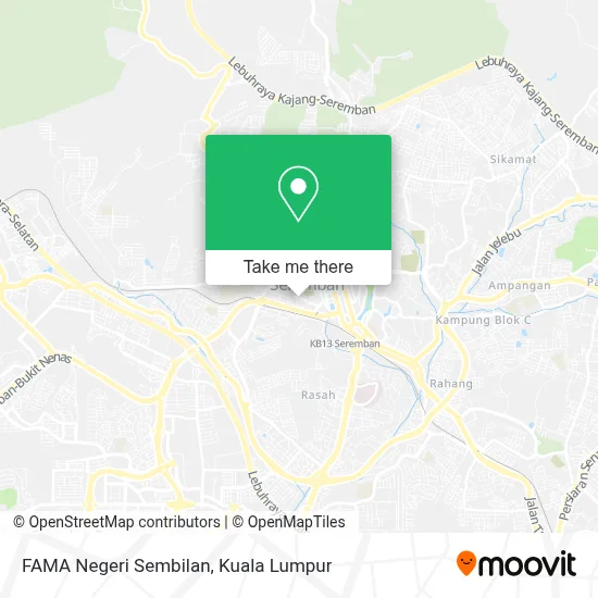 FAMA Negeri Sembilan map