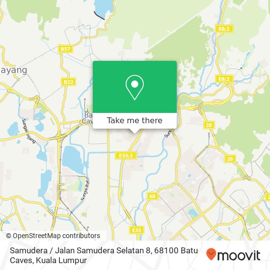 Samudera / Jalan Samudera Selatan 8, 68100 Batu Caves map