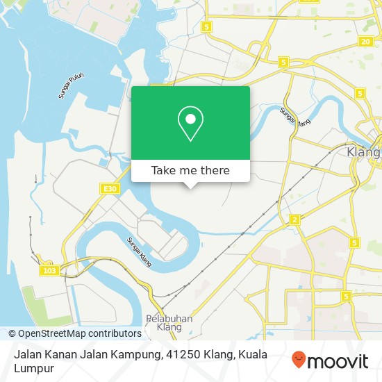 Jalan Kanan Jalan Kampung, 41250 Klang map