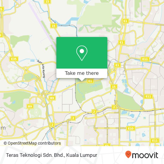 Teras Teknologi Sdn. Bhd. map
