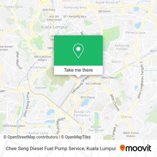 Chee Seng Diesel Fuel Pump Service map