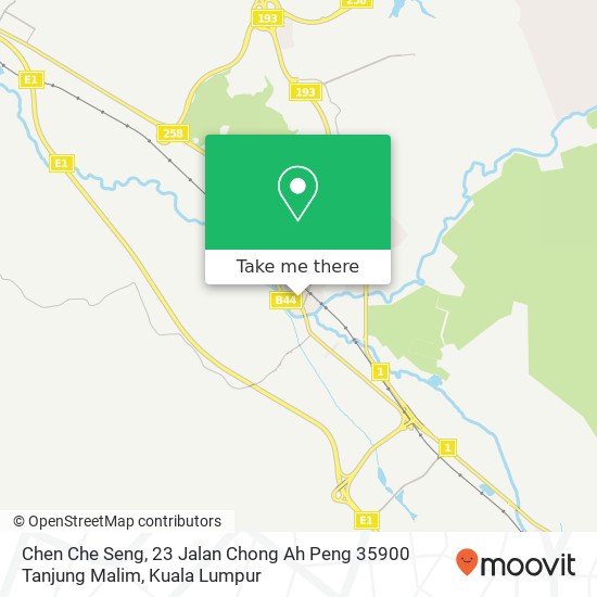 Chen Che Seng, 23 Jalan Chong Ah Peng 35900 Tanjung Malim map
