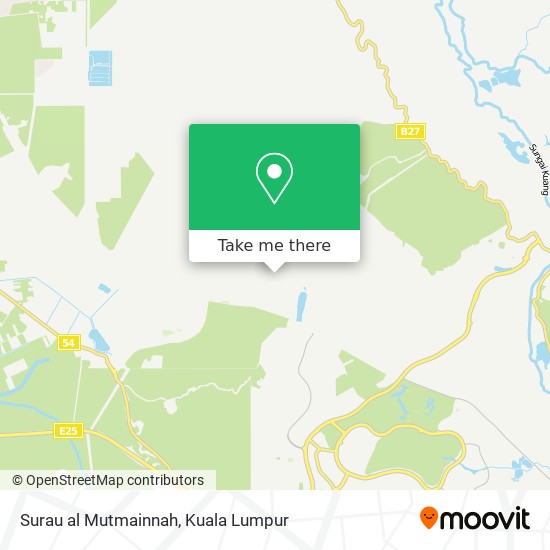Peta Surau al Mutmainnah