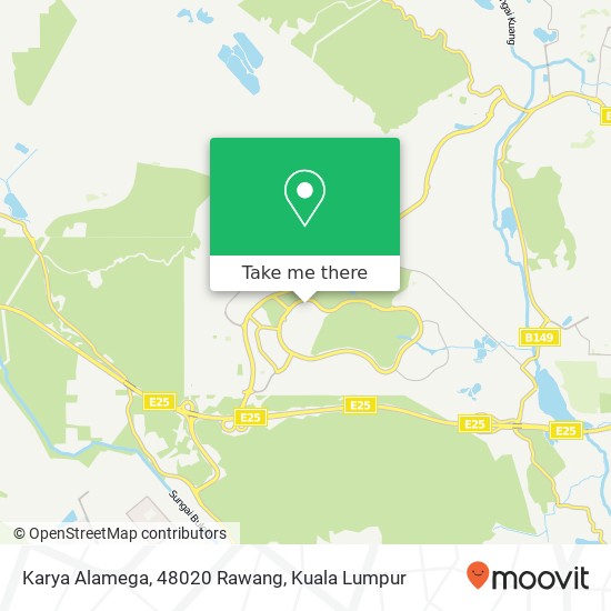 Karya Alamega, 48020 Rawang map