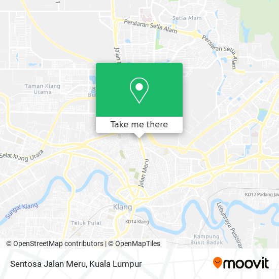 Sentosa Jalan Meru map