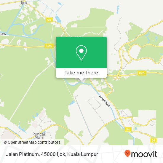 Jalan Platinum, 45000 Ijok map