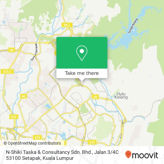 N-Shiki Taska & Consultancy Sdn. Bhd., Jalan 3 / 4C 53100 Setapak map