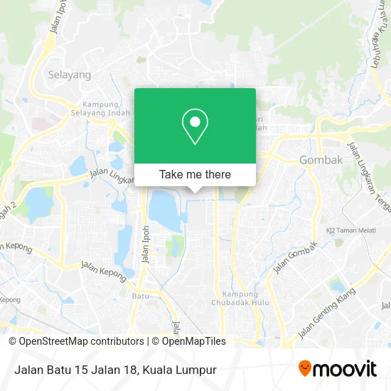 Jalan Batu 15 Jalan 18 map