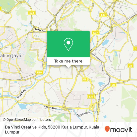 Da Vinci Creative Kids, 58200 Kuala Lumpur map