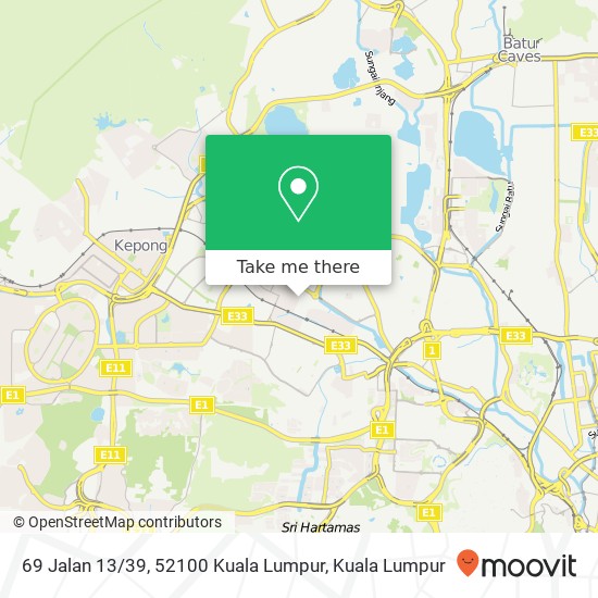 69 Jalan 13 / 39, 52100 Kuala Lumpur map