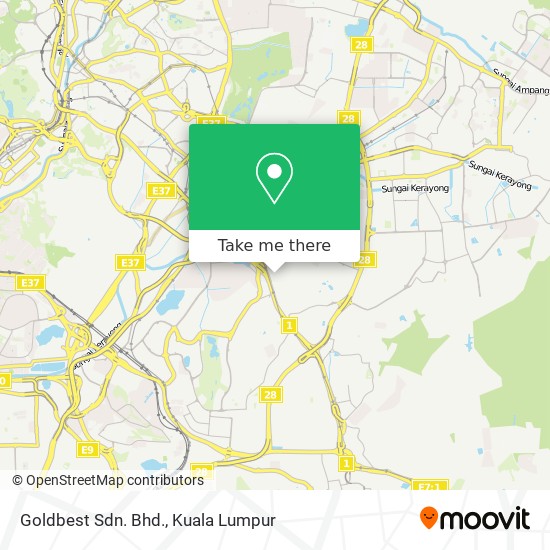 Goldbest Sdn. Bhd. map