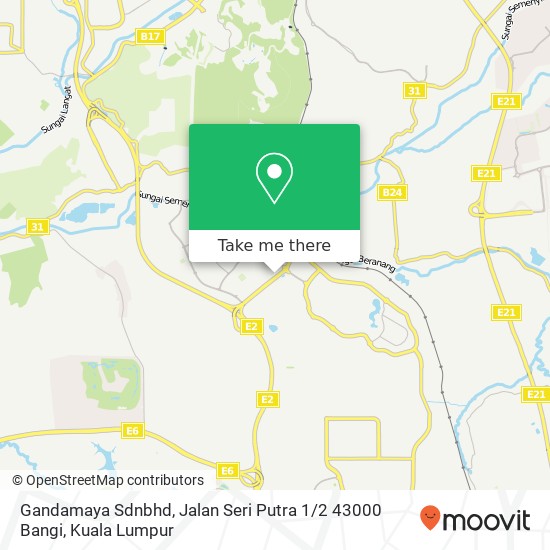 Peta Gandamaya Sdnbhd, Jalan Seri Putra 1 / 2 43000 Bangi