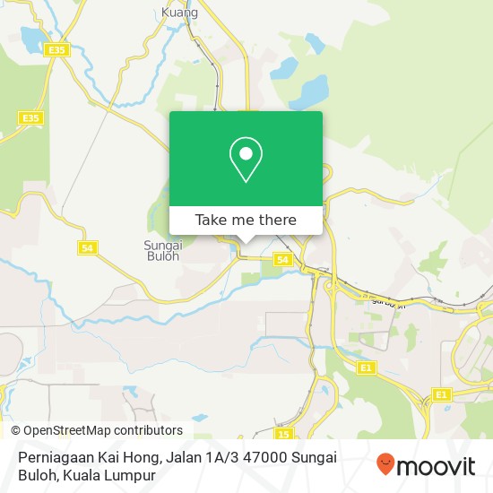 Perniagaan Kai Hong, Jalan 1A / 3 47000 Sungai Buloh map