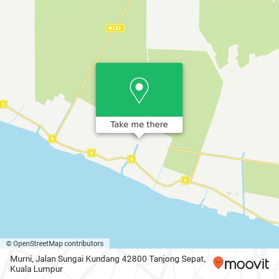 Murni, Jalan Sungai Kundang 42800 Tanjong Sepat map