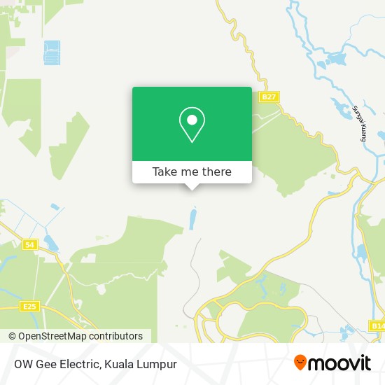 OW Gee Electric map