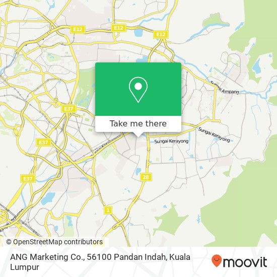 ANG Marketing Co., 56100 Pandan Indah map