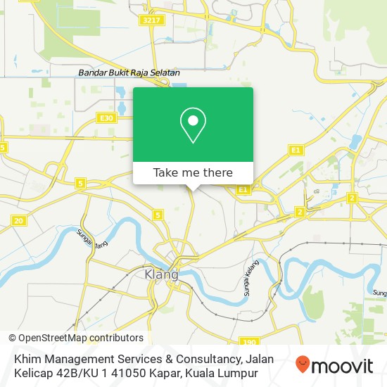 Khim Management Services & Consultancy, Jalan Kelicap 42B / KU 1 41050 Kapar map