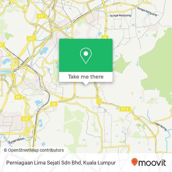 Perniagaan Lima Sejati Sdn Bhd map