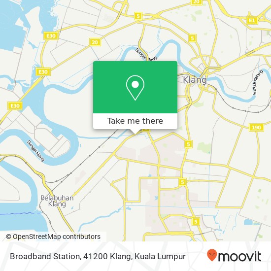 Broadband Station, 41200 Klang map