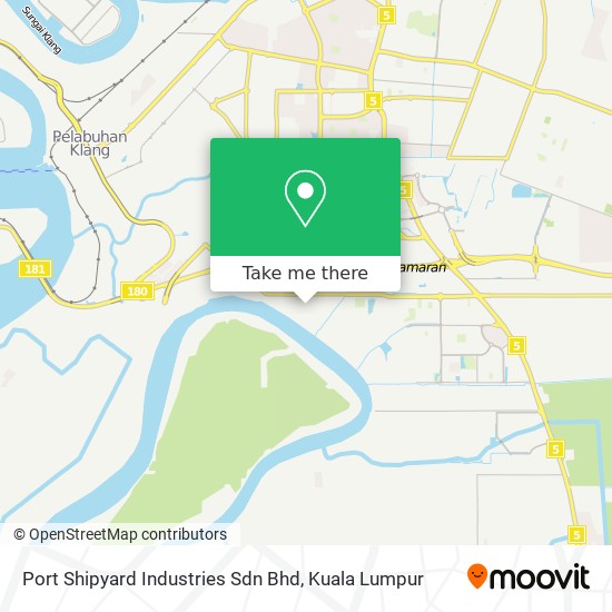 Port Shipyard Industries Sdn Bhd map