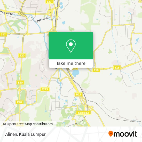 Alinen map