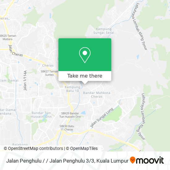 Jalan Penghulu / / Jalan Penghulu 3 / 3 map