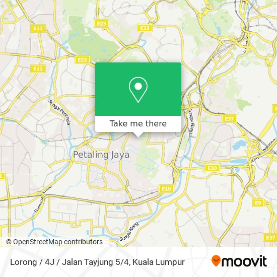 Peta Lorong / 4J / Jalan Tayjung 5 / 4