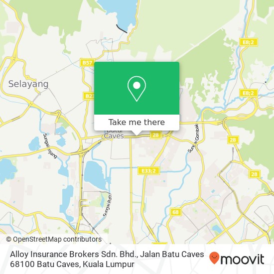 Alloy Insurance Brokers Sdn. Bhd., Jalan Batu Caves 68100 Batu Caves map