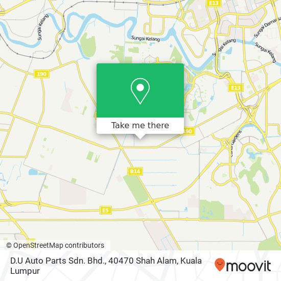 D.U Auto Parts Sdn. Bhd., 40470 Shah Alam map