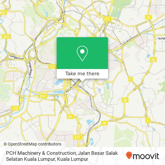 Peta PCH Machinery & Construction, Jalan Besar Salak Selatan Kuala Lumpur