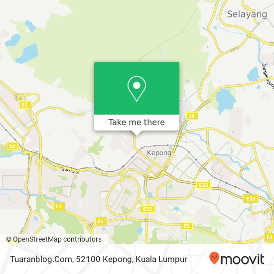 Tuaranblog.Com, 52100 Kepong map