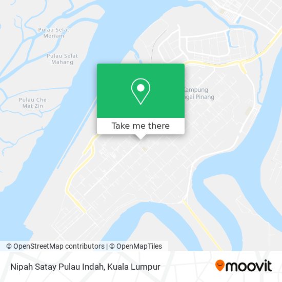 Nipah Satay Pulau Indah map
