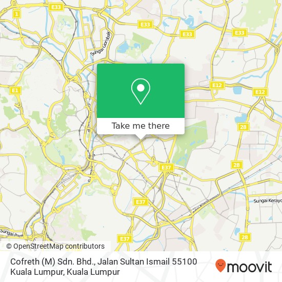 Cofreth (M) Sdn. Bhd., Jalan Sultan Ismail 55100 Kuala Lumpur map