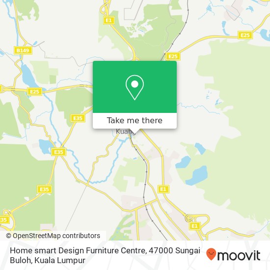 Home smart Design Furniture Centre, 47000 Sungai Buloh map