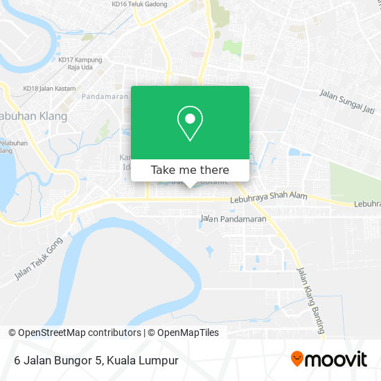 6 Jalan Bungor 5 map