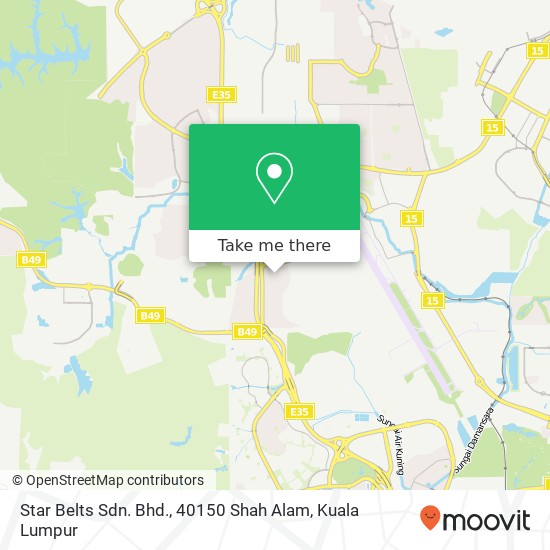 Star Belts Sdn. Bhd., 40150 Shah Alam map